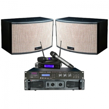 Dàn Karaoke LA004 (Boston Class10 + Đẩy công suất PA400 + Vang số Boston BA5000 + Micro JBL VM200)