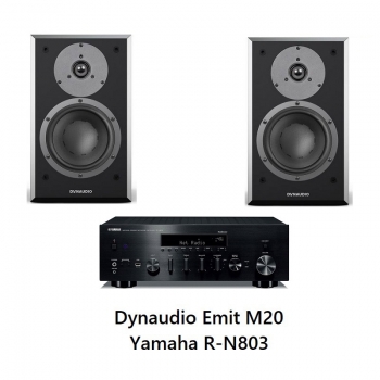 Dàn nghe nhạc Dynaudio Emit M20 và Yamaha R-N803