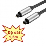 Cáp audio quang (Toslink, Optical) 1,5m Chính hãng Ugreen vỏ nhôm