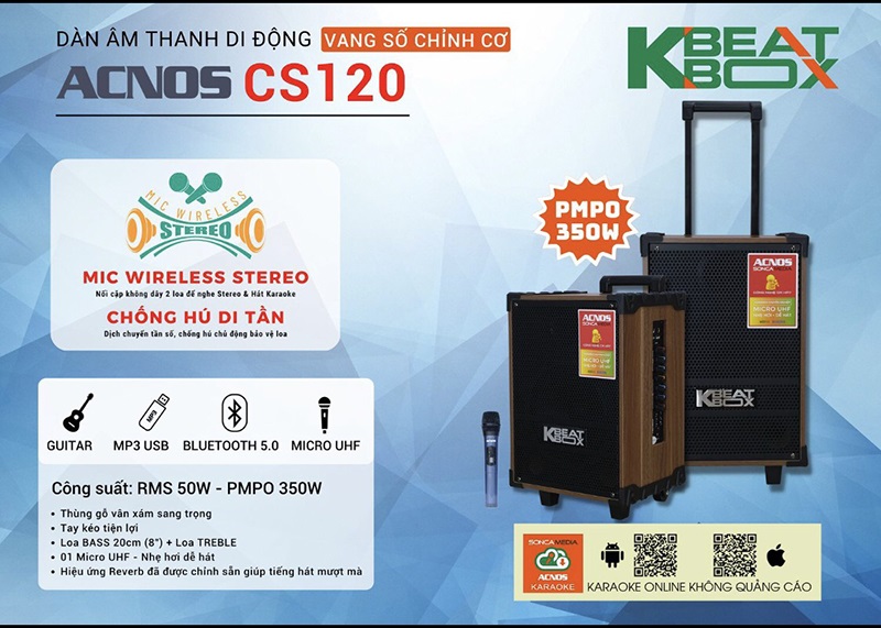 Loa Acnos CS120 thiết kế