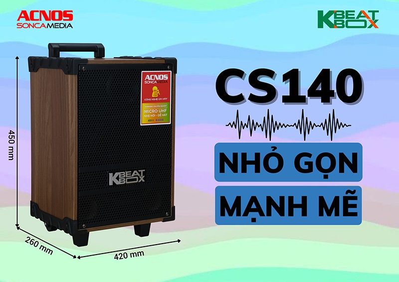 Loa Acnos CS140 thiết kế