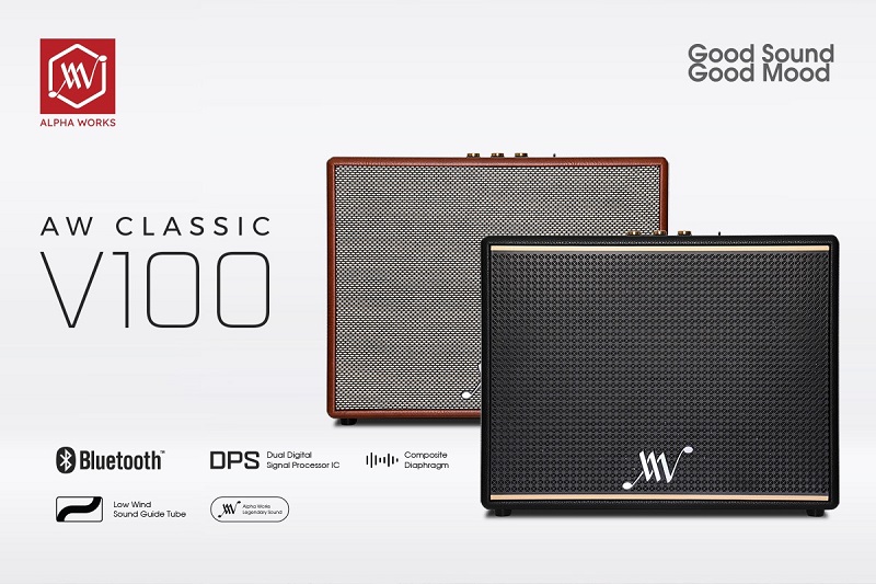 đặc điểm nổi bật của  loa classic V100 - Alpha Works