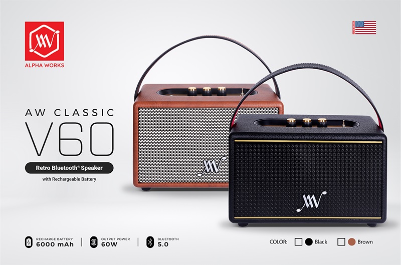 đặc điểm nổi bật của Loa Alpha Works Classic V60