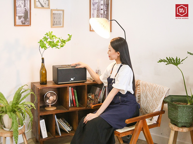 thời lượng sử dụng 5 giờ liên tục - Loa Alpha Works Classic V80