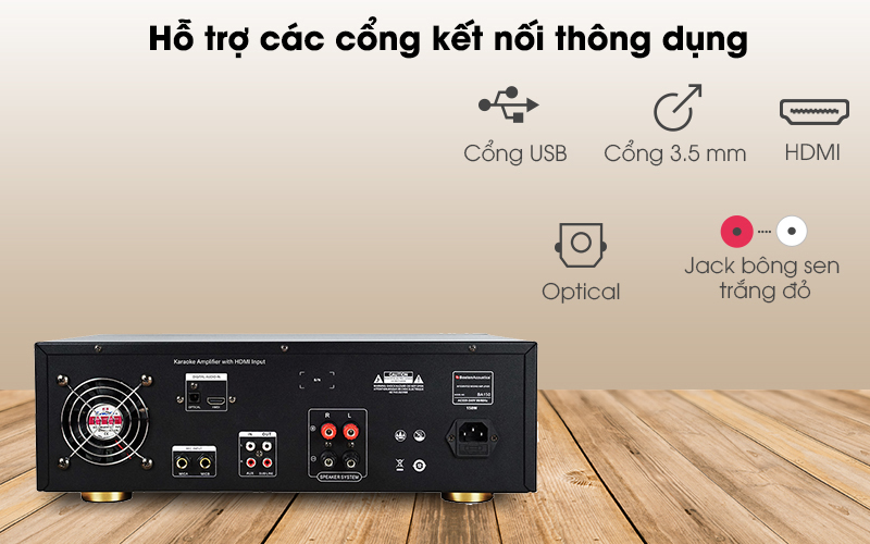 Amply Boston Acoustics BA150 tùy chỉnh âm thanh