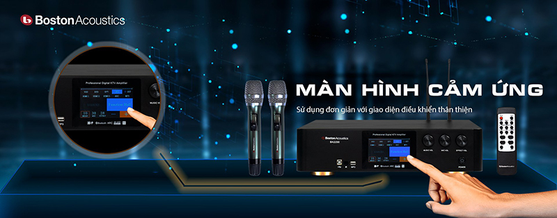 Amply Boston Acoustics BA2250 thiết kế