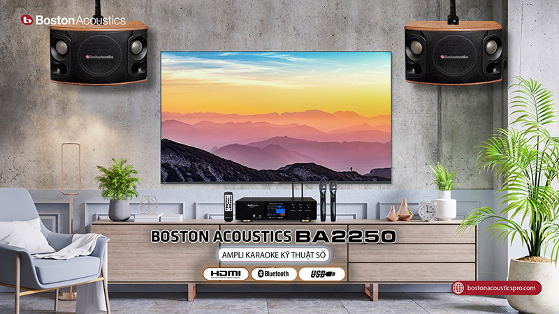 Amply Boston Acoustics BA2250 đặc điểm