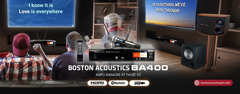 Amply Boston Acoustics BA400 đặc điểm
