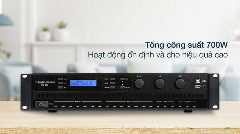 Amply Boston Acoustics BS 803 công suất