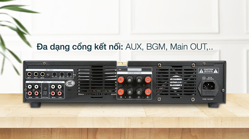 Amply Boston Acoustics BS 803 kết nối