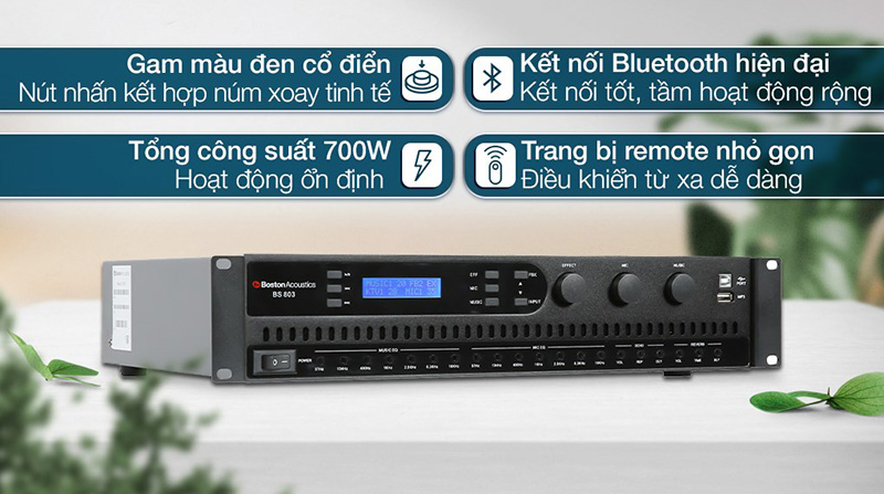 Amply Boston Acoustics BS 803 chính hãng