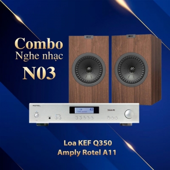 Dàn nghe nhạc N03 (KEF Q350 + Rotel A11)