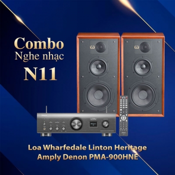 Dàn nghe nhạc N11 (Wharfedale Linton Heritage + Denon PMA-900HNE)