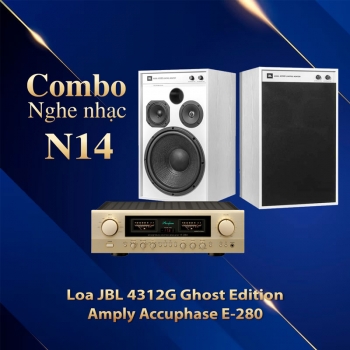 Dàn nghe nhạc N14 (JBL 4312G Ghost Edition + Accuphase E-280)