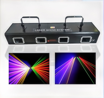 Đèn Laser Quét Tia 4 Cửa 7 Màu