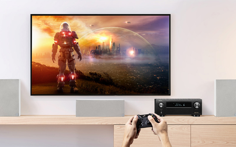 null amply AVC-X4800H thiết lập âm thanh 3d