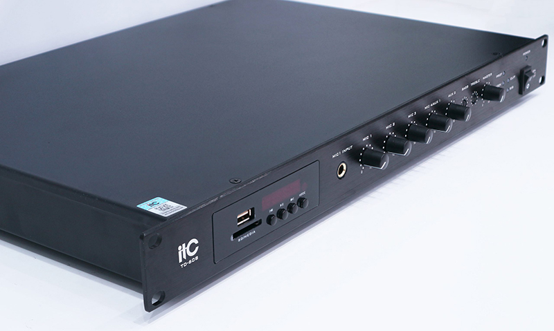 null Amply ITC TD-60B có thiết kế mỏng ấn tượng