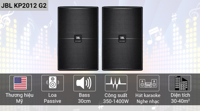 null chất âm của Loa JBL KP 2012G2