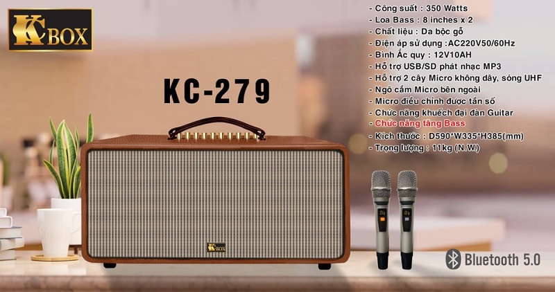 đặc điểm nổi bật của Loa Kcbox KC 279