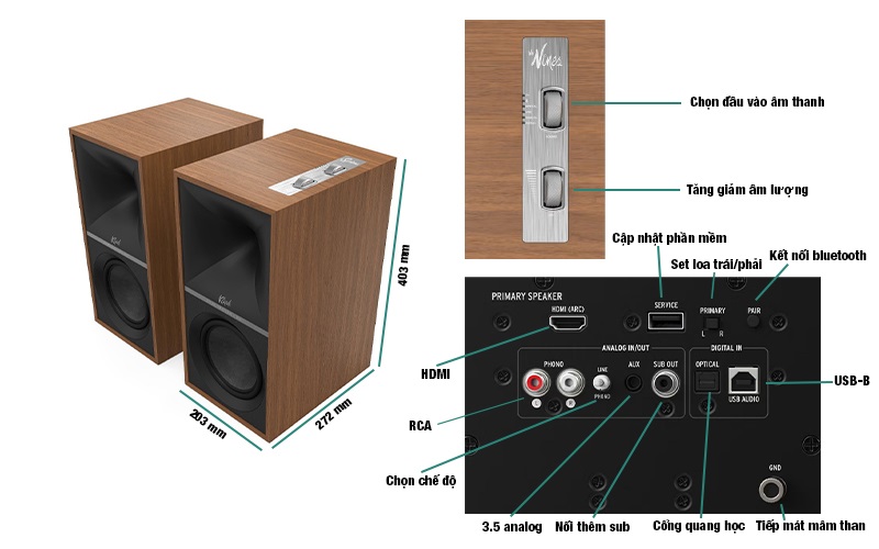 chất âm của Loa Klipsch The Sevens