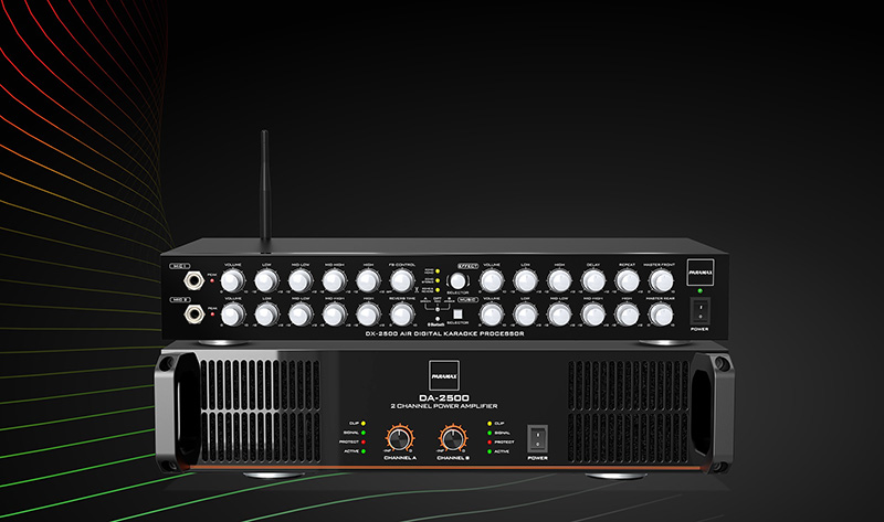 null thiết kế của Amply Paramax DA2500