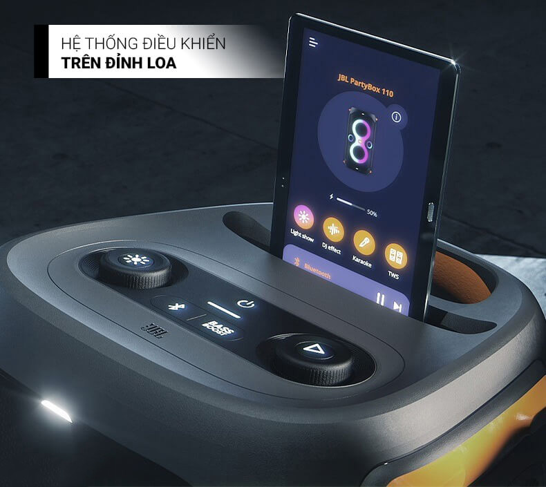 Hệ thống điều khiển dễ dàng đến từ JBL 110