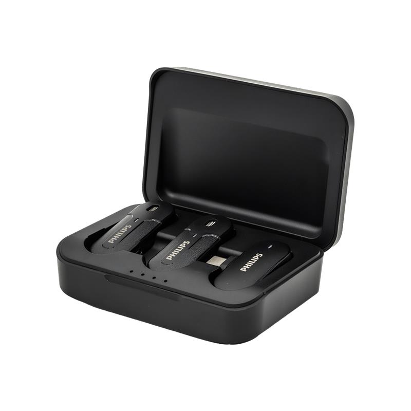 Bộ micro không dây cài áo Philips (1 Receiver + 2 Mic)