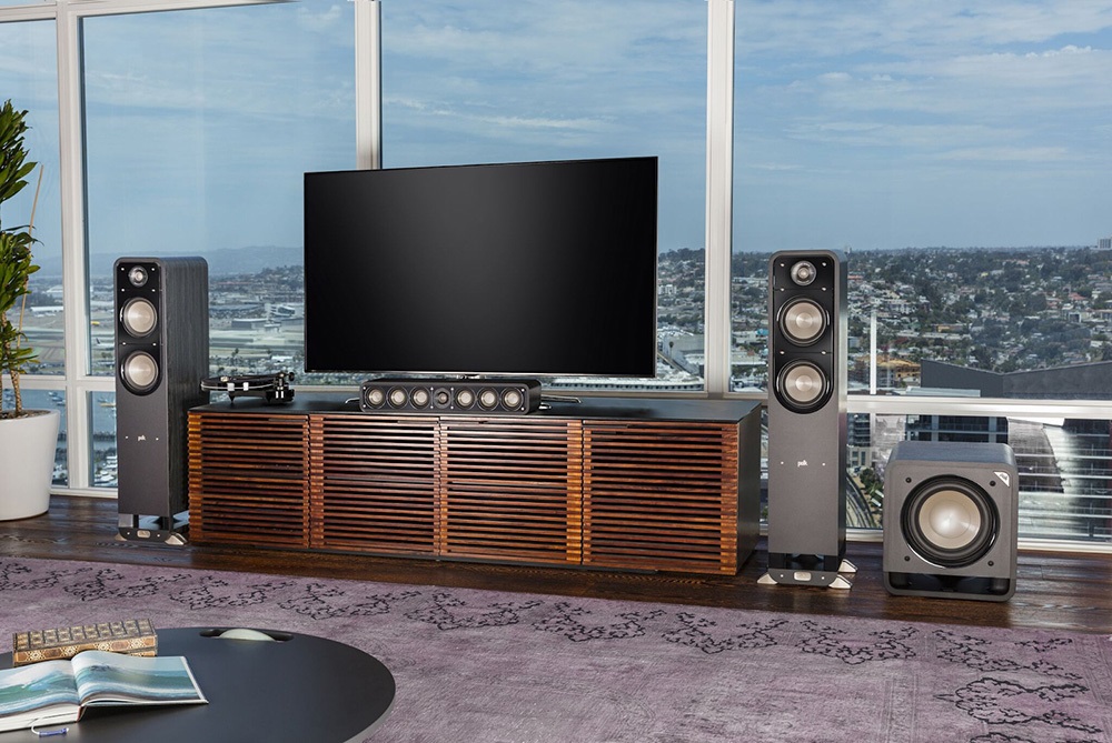 Dàn âm thanh xem phim 11.2 Polk, Denon LA214 loa front