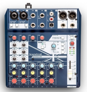 Mixer Soundcraft Notepad 8FX
