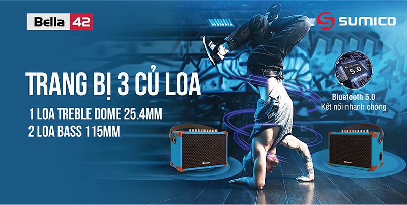 null loa Sumico Bella 42 cấu hình
