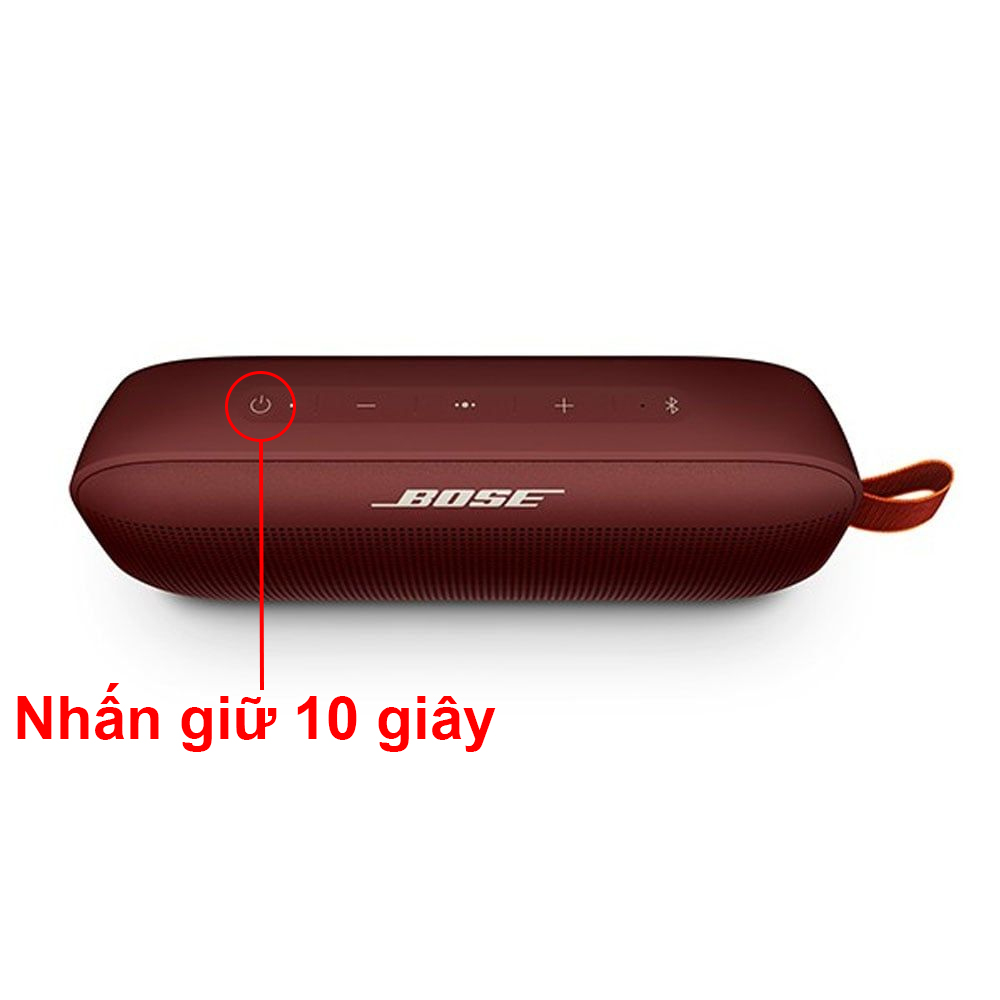 Hướng dẫn cách reset loa Bose Soundlink Flex