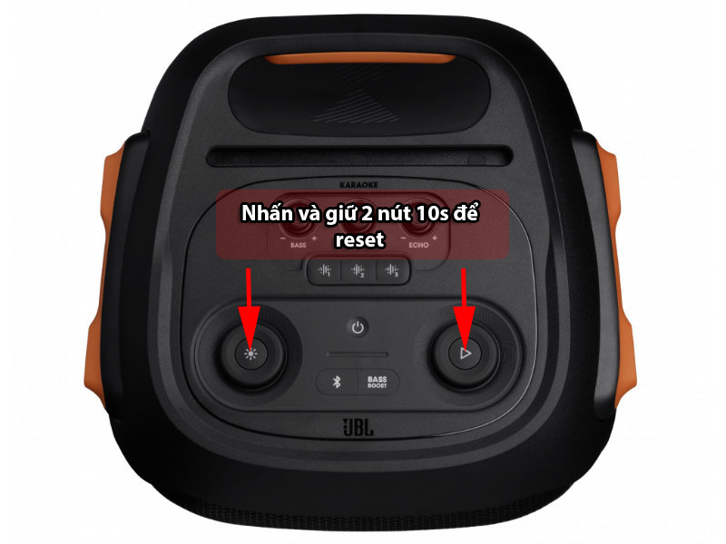 reset jbl partybox 110