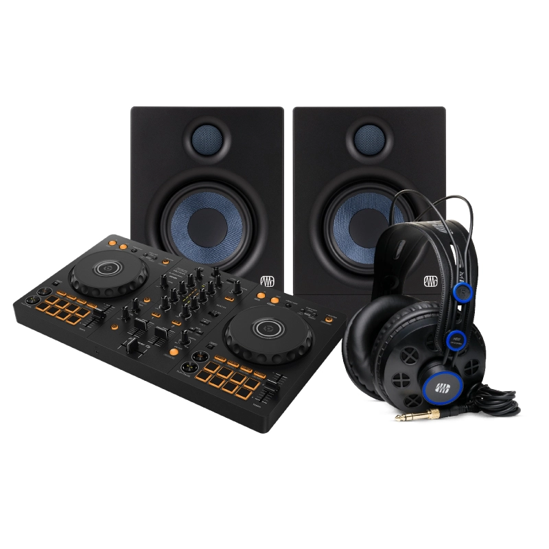 Combo kiểm âm DJ Pioneer DDJ-FLX4 + PreSonus Eris E4.5 BT + PreSonus HD7