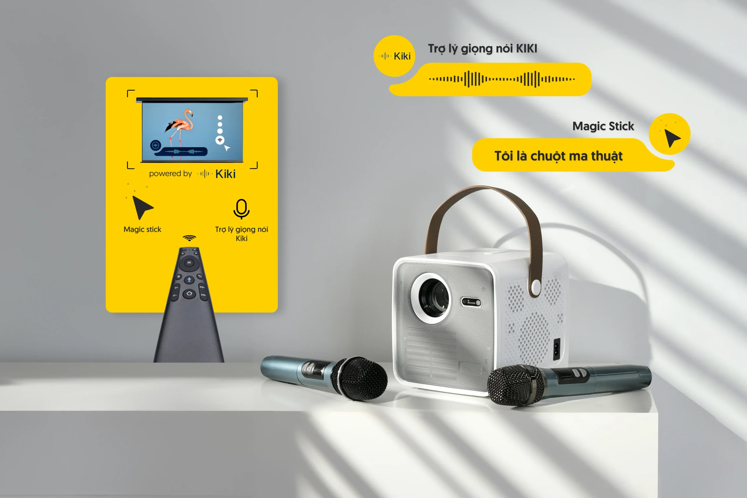 Remote Thông Minh Magic Stick Và Trợ Lý KIKI