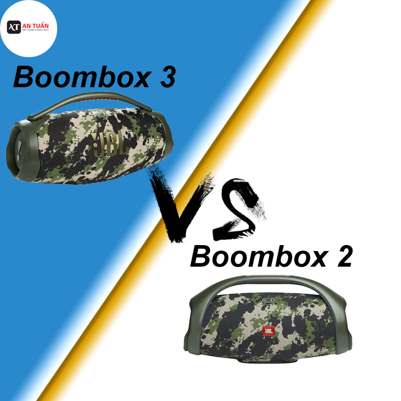 So sánh Loa JBL Boombox 2 và Loa JBL Boombox 3 
