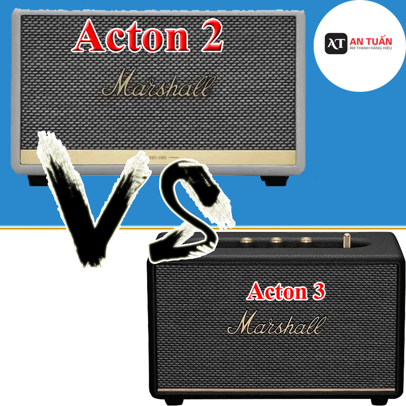 So sánh loa Marshall Acton 2 vs Acton 3