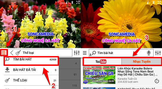 Ứng dụng Cloud Karaoke cho loa kéo Acnos